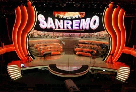 Il palco di Sanremo
